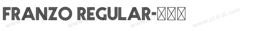 Franzo Regular字体转换